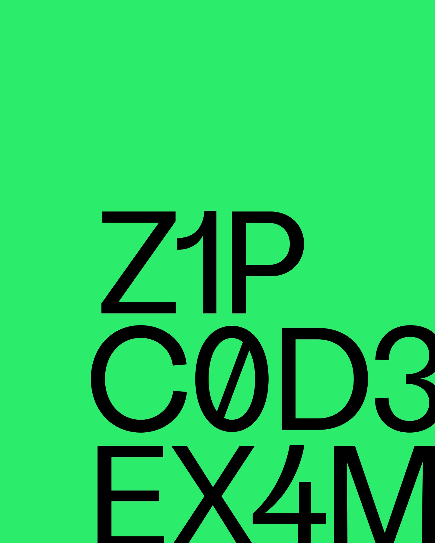Zip Code Exam