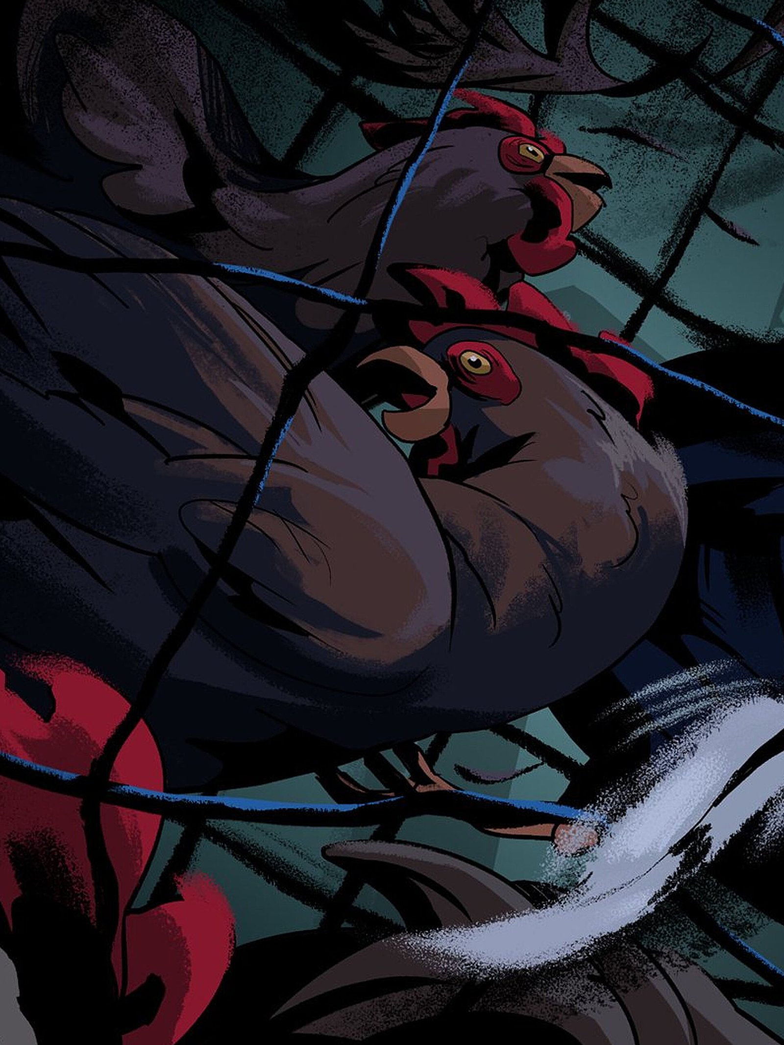 cracked